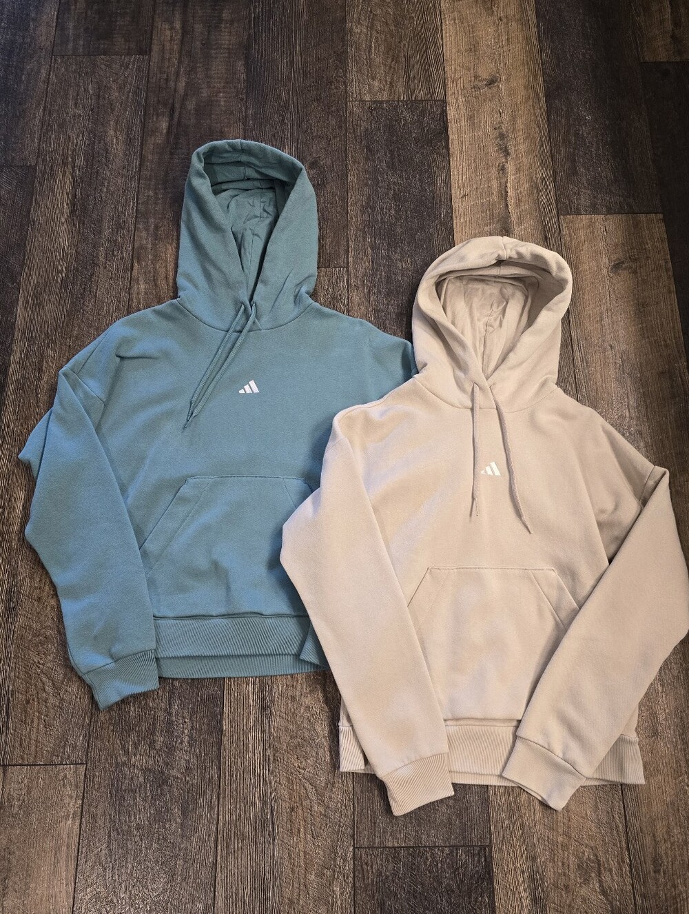 adidas Women's Essentials Small Logo Pullover Hoodies- Set Of 2